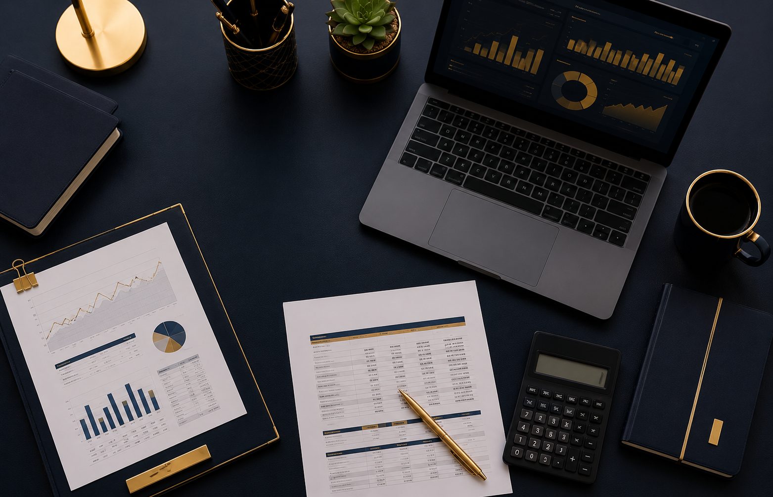 Estados financieros, conciliaciones y gráficas — contabilidad ALUD Consulting