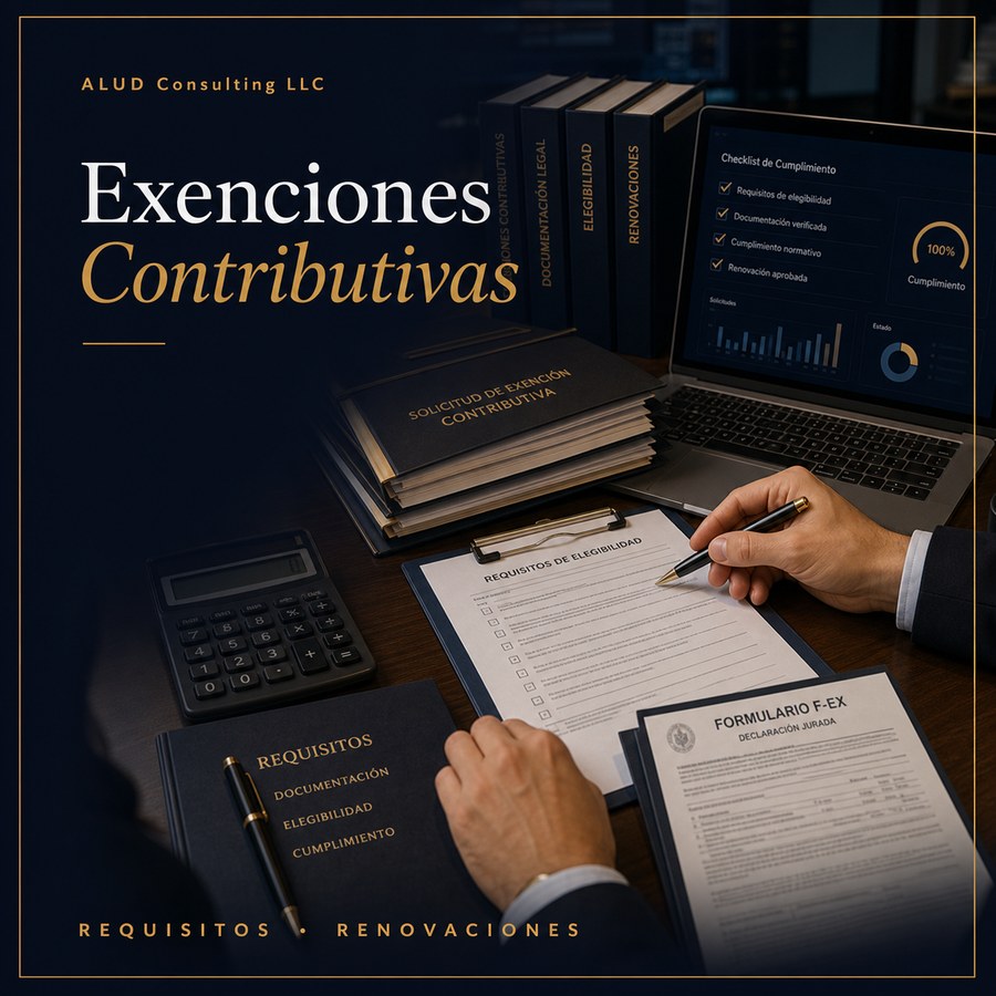 Exenciones Contributivas — ALUD Consulting LLC