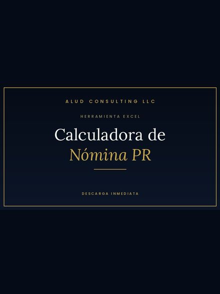 Herramienta – Calculadora de Nómina PR