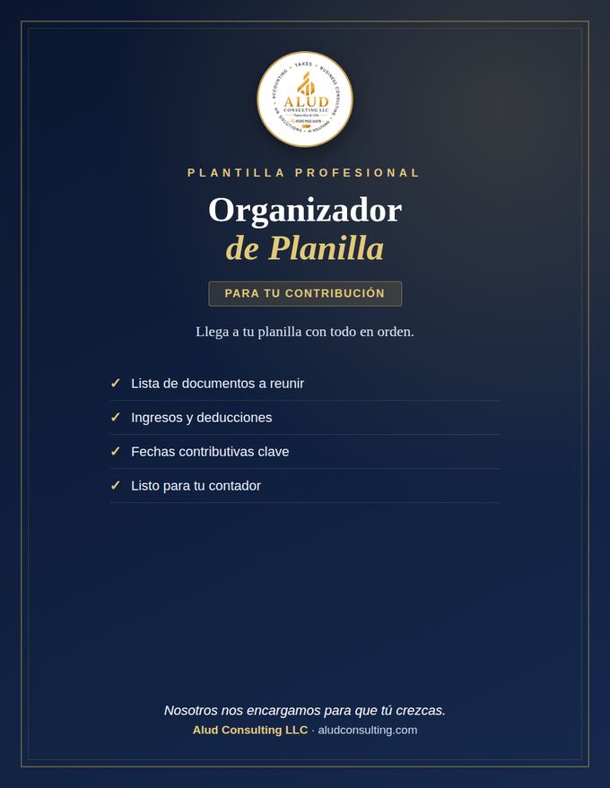Organizador de Planilla