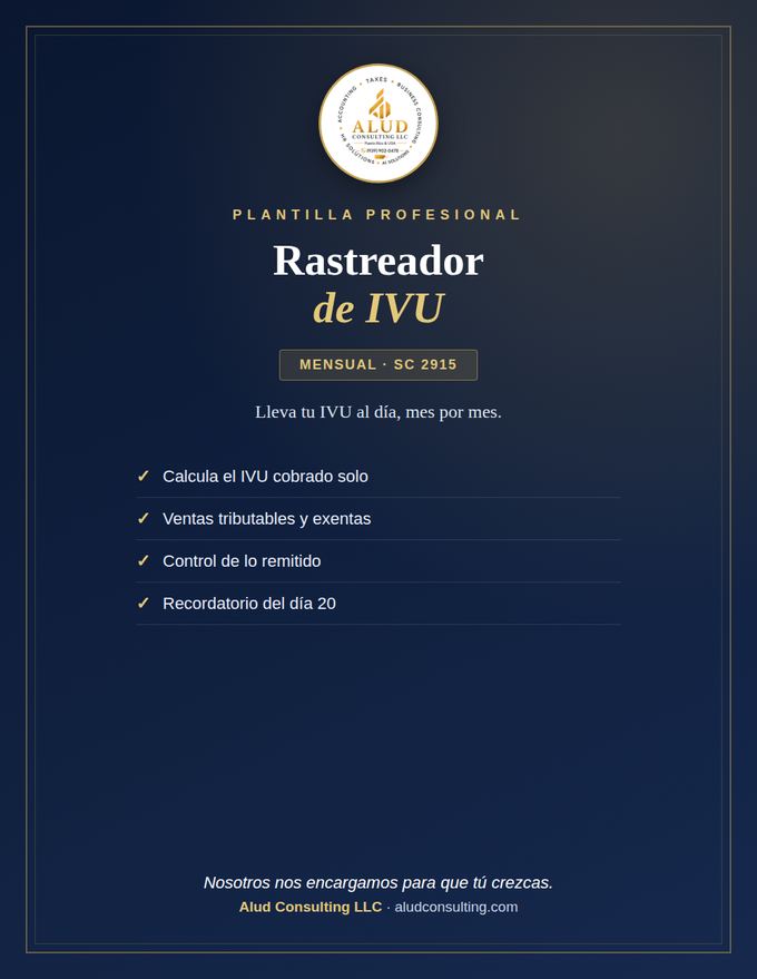 Rastreador de IVU Mensual