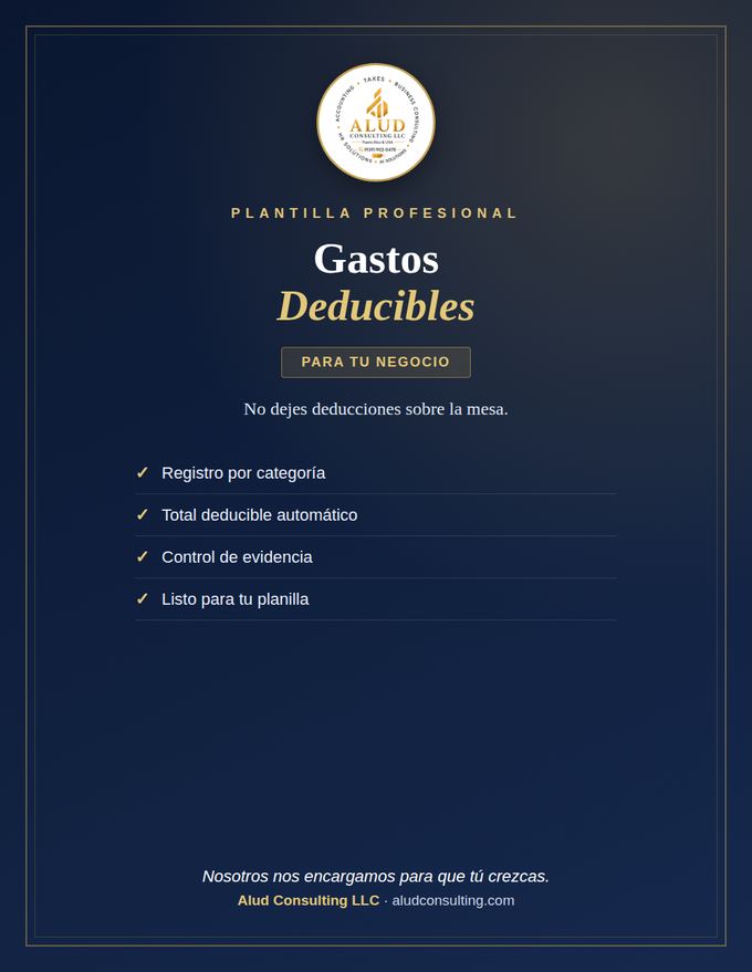 Control de Gastos Deducibles