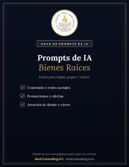 Prompts de IA — Bienes Raíces