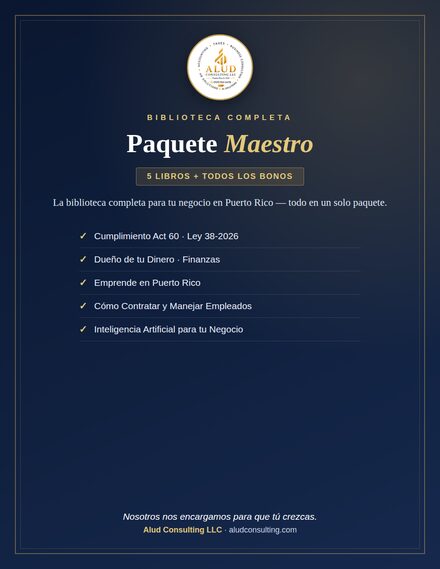Paquete Maestro