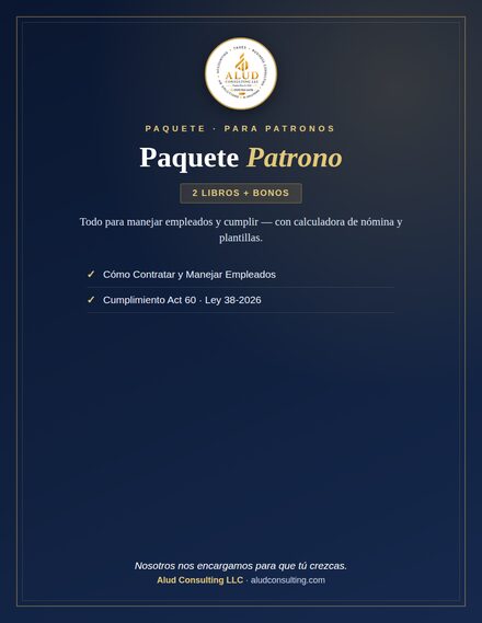 Paquete Patrono